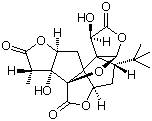 structure of CAS# 15291-75-5, 银杏内酯 A