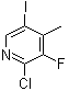structure of CAS# 153035-01-9, 2-氯-3-氟-5-碘-4-甲基吡啶