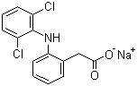 structure of CAS# 15307-79-6, 双氯芬酸钠