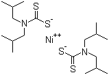 CAS 登录号：15317-78-9, 二异丁基二硫代氨基甲酸镍