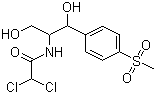 structure of CAS# 15318-45-3, 甲砜霉素