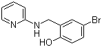 structure of CAS# 153247-75-7, 4-溴-2-[(吡啶-2-胺)甲基]苯酚