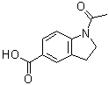 structure of CAS# 153247-93-9, N-Acetylindoline-5-carboxylic acid