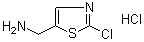 structure of CAS# 153471-67-1, 2-Chloro-5-thiazolemethanamine monohydrochloride