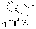 CAS 登录号：153652-71-2, (4S-反式)-2,2-二甲基-4-苯基-3,5-恶唑烷二甲酸 3-叔丁酯 5-甲酯