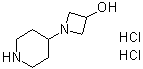 structure of CAS# 1537465-19-2, 1-(4-哌啶基)-3-氮杂环丁醇二盐酸盐