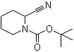 structure of CAS# 153749-89-4, 1-Boc-2-氰基哌啶