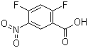 2,4-Difluoro-5-nitrobenzoic acid molecular structure (CAS 153775-33-8)