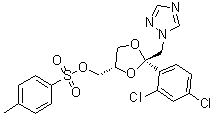 CAS # 154003-23-3, (2R,4R)-2-(2,4-Dichlorophenyl)-2-(1H-1,2,4-triazol-1-ylmethyl)-1,3-Dioxolane-4-methanol 4-(4-methylbenzenesulfonate)