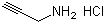 Propargylamine hydrochloride molecular structure (CAS 15430-52-1)