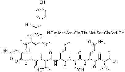 CAS # 154330-44-6, L-Tyrosyl-L-methionyl-L-asparaginylglycyl-L-threonyl-L-methionyl-L-seryl-L-glutaminyl-L-valine
