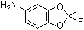structure of CAS# 1544-85-0, 5-氨基-2,2-二氟-1,3-苯并二恶茂