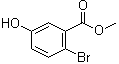 2-Bromo-5-hydroxybenzoic acid methyl ester molecular structure (CAS 154607-00-8)