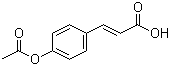 structure of CAS# 15486-19-8, 4-乙酰氧基肉桂酸