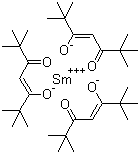 structure of CAS# 15492-50-9, Samarium tris(dipivaloylmethanate)