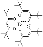 structure of CAS# 15492-51-0, Tris(dipivaloylmethanato)terbium