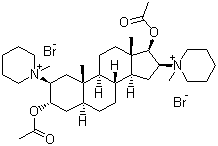 structure of CAS# 15500-66-0, Pancuronium bromide
