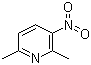 structure of CAS# 15513-52-7, 2,6-二甲基-3-硝基吡啶