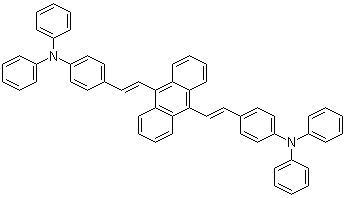 CAS # 155139-11-0, (E,E)-4,4'-(9,10-Anthracenediyldi-2,1-ethenediyl)bis[N,N-diphenylbenzenamine]