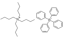 structure of CAS# 15522-59-5, 四正丁基四苯基硼酸铵