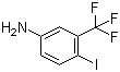 structure of CAS# 155403-06-8, 5-氨基-2-碘三氟甲苯