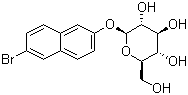 structure of CAS# 15548-61-5, 6-Bromo-2-naphthyl beta-D-glucopyranoside