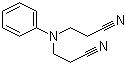 structure of CAS# 1555-66-4, N,N-二氰乙基苯胺