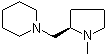 structure of CAS# 155726-05-9, 1-[[(2R)-1-甲基-2-吡咯烷基]甲基]哌啶