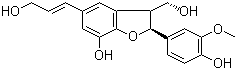 CAS # 155759-02-7, Hierochin D, [2S-[2alpha,3beta,5(E)]]-2,3-Dihydro-7-hydroxy-2-(4-hydroxy-3-methoxyphenyl)-5-(3-hydroxy-1-propenyl)-3-benzofuranmethanol