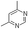 structure of CAS# 1558-17-4, 4,6-二甲基嘧啶