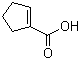 structure of CAS# 1560-11-8, 1-Cyclopentenecarboxylic acid