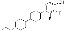 CAS 登录号：1561176-57-5, 2,3-二氟-4-(4'-丙基[1,1'-联环己烷]-4-基)苯酚