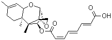CAS # 156250-74-7, Harzianum A, (4beta)-12,13-Epoxy-trichothec-9-en-4-ol 4-[hydrogen (2Z,4E,6E)-2,4,6-octatrienedioate]