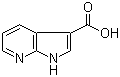 structure of CAS# 156270-06-3, 1H-吡咯并[2,3-b]吡啶-3-甲酸