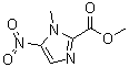 structure of CAS# 1563-98-0, 1-甲基-5-硝基-1H-咪唑-2-羧酸甲酯
