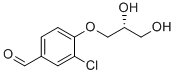 structure of CAS# 1563017-36-6, (R)-3-氯-4-(2,3-二羟基丙氧基)苯甲醛