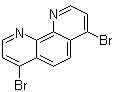 structure of CAS# 156492-30-7, 4,7-二溴-1,10-菲咯啉