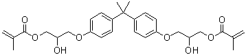 structure of CAS# 1565-94-2, 双酚 A 丙三醇双甲基丙烯酸酯
