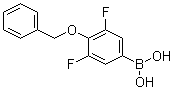 structure of CAS# 156635-88-0, [4-(Benzyloxy)-3,5-difluorophenyl]boronic acid