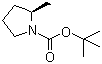 structure of CAS# 157007-54-0, (R)-2-Methylpyrrolidine-1-carboxylic acid tert-butyl ester