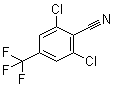 structure of CAS# 157021-61-9, 2,6-Dichloro-4-(trifluoromethyl)benzonitrile