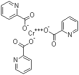 CAS # 15713-60-7, Chromium picolinate, 2-Pyridinecarboxylic acid chromium salt
