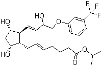 structure of CAS# 157283-68-6, Travoprost