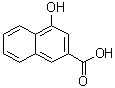structure of CAS# 1573-91-7, 4-Hydroxy-2-naphthalenecarboxylic acid