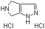 structure of CAS# 157327-47-4, 1,4,5,6-Tetrahydropyrrolo[3,4-c]pyrazole dihydrochloride