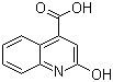 2-Hydroxy-4-quinolincarboxylic acid molecular structure (CAS 15733-89-8)