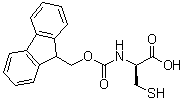 structure of CAS# 157355-80-1, N-[芴甲氧羰基]-D-半胱氨酸