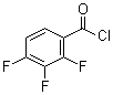 structure of CAS# 157373-08-5, 2,3,4-Trifluorobenzoyl chloride