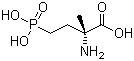 structure of CAS# 157381-42-5, (S)-2-Amino-2-methyl-4-phosphonobutanoic acid
