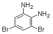 structure of CAS# 1575-38-8, 3,5-Dibromo-1,2-benzenediamine